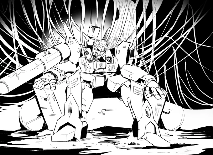 MEGATRON 

But like 

creepy 

#IDW 
#fanart 