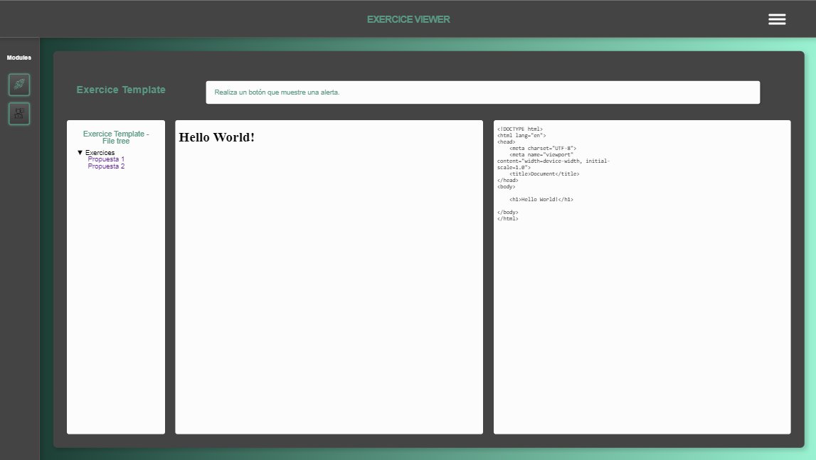 Working on in a new web application for review web development exercices from students. Based on modules. Live demo (with bugs) on tasks.carlospomares.es
