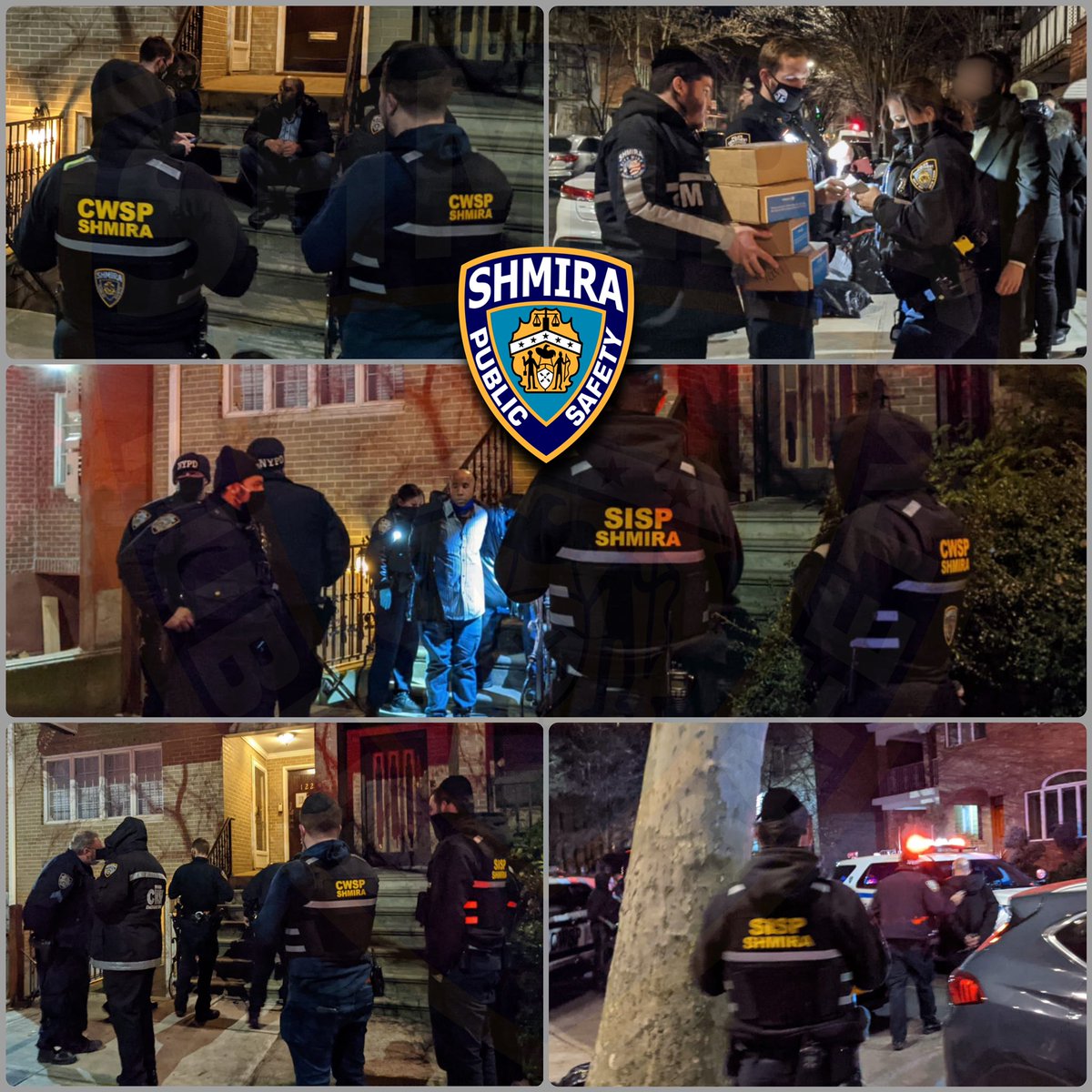 Shmira's tweet photo. A local resident alerted us about a male who stole numerous packages from a building. Our members responded to the scene and apprehended the suspect to the @NYPD66Pct, who placed him under arrest. #ItsWhatWeDo #At2am #WhileYouWereSleeping #ProtectingAndObserving https://t.co/83WHNUMY98