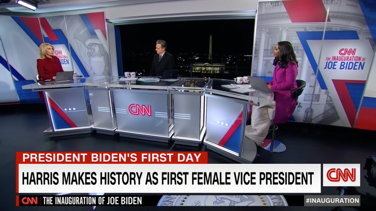 .@CNN was #1 in all of TV during @JoeBiden Inauguration & prime time inaugural coverage, topped b’cast & cable news nets. Biggest Inauguration audience in CNN’s history. #1 in all of cable since the Election. Digital nearly doubled 2017 Inaugural audience cnn.it/3p5pf4s