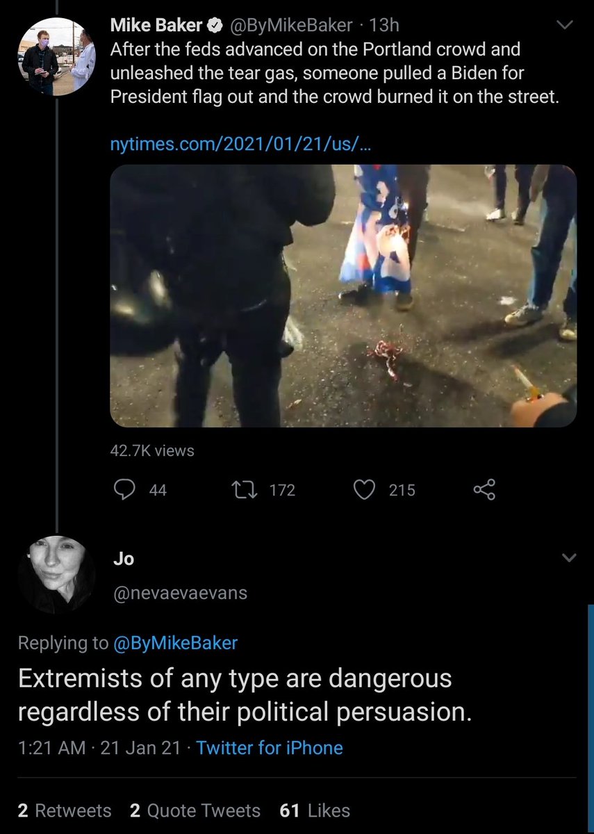 here is a thread of this tendency manifesting in response to yesterday's protests: