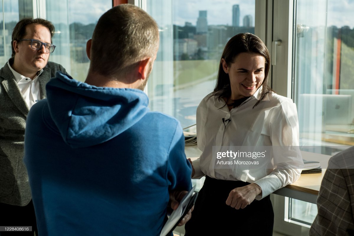 Honestly Sviatlana Tsikhanouskaya is the patron saint of this thread, she may or may not have inspired it, in fact!