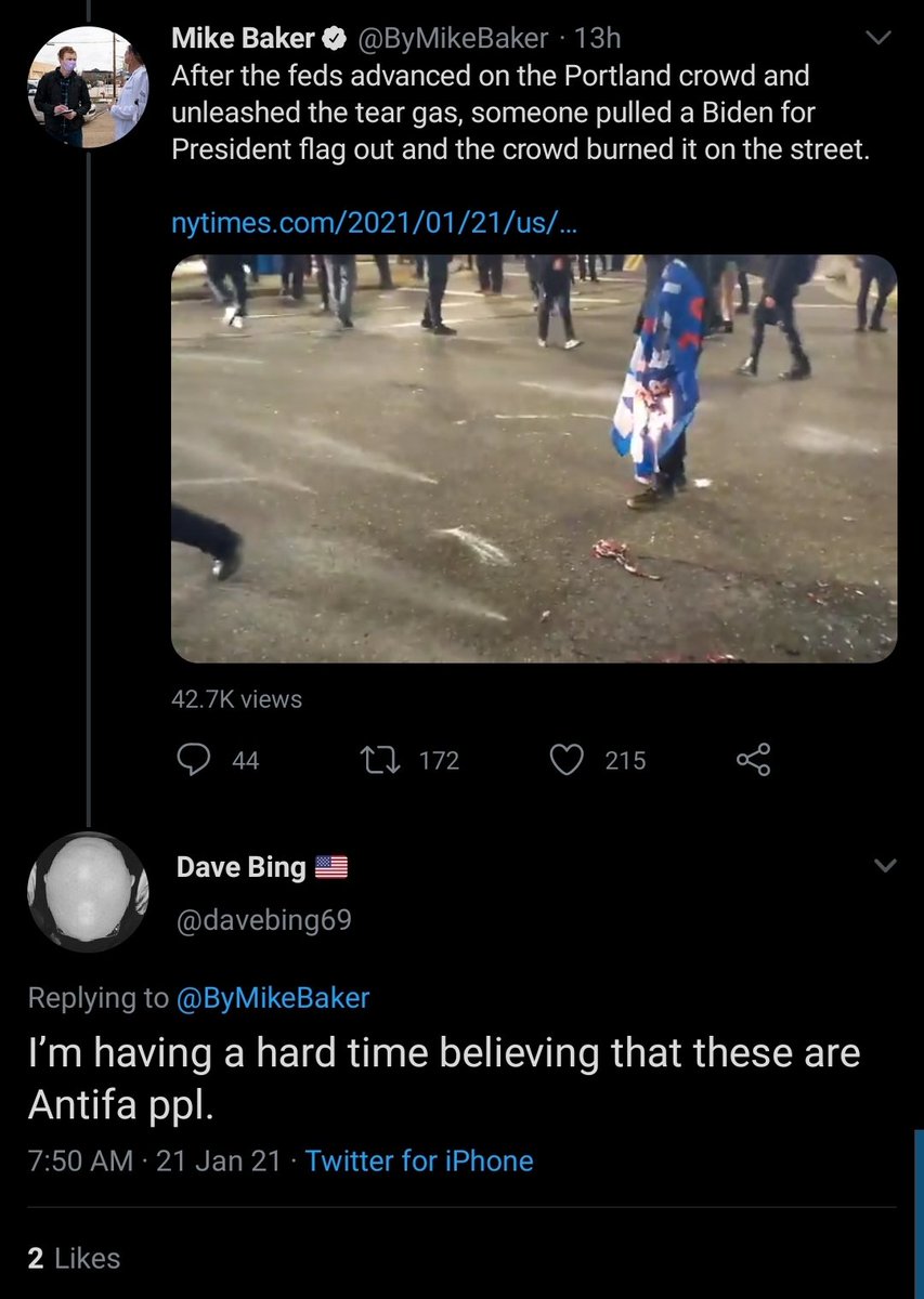 here is a thread of this tendency manifesting in response to yesterday's protests: