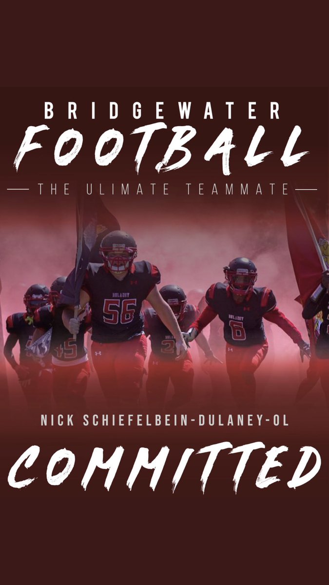 Dulaneyftball's tweet photo. Congratulations to Nick Schifelbein on his commitment to continue his education and football career at Bridgewater College @BH2OFootball #NextLevel https://t.co/rIzSw8ngJ8