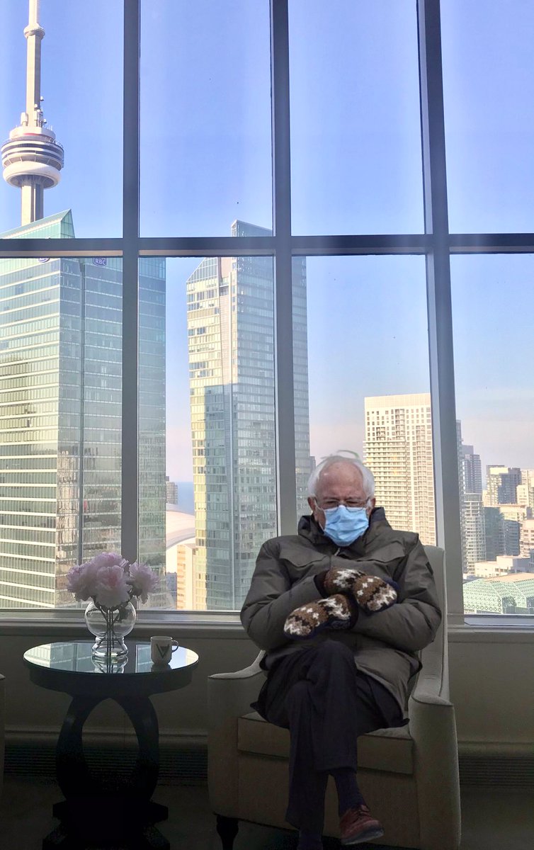 VantageVenues's tweet photo. Waiting for in person meetings &amp; conferences to start up again

#wemakeevents #hospitalitystrong #patience #Berniememes https://t.co/sUmqcNCUUV