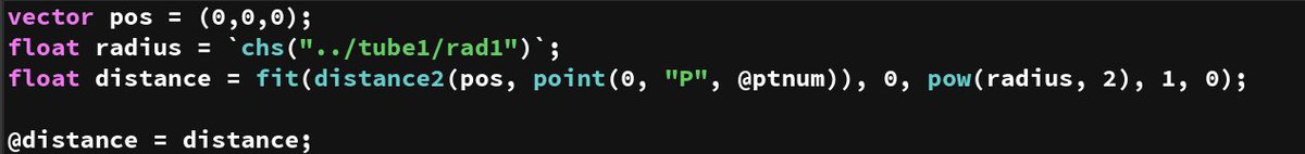 SNOW! well, kind of. This is to give the constraints different values, making them break under different amounts of stress. This part is fairly art directable since these values are created using a series of noises in a point vop node and the tinies amount of vex.