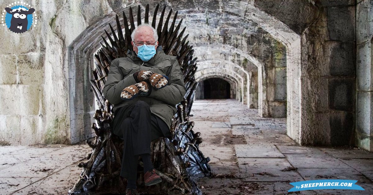 sheepmerch's tweet photo. Game Of Sanders !! 🔥

More Info:
https://t.co/4HKDKCOhtz

#BernieSanders #berniesmittens #Bernie #BernieSandersMittens #BernieSits https://t.co/5K9TgSLPtx