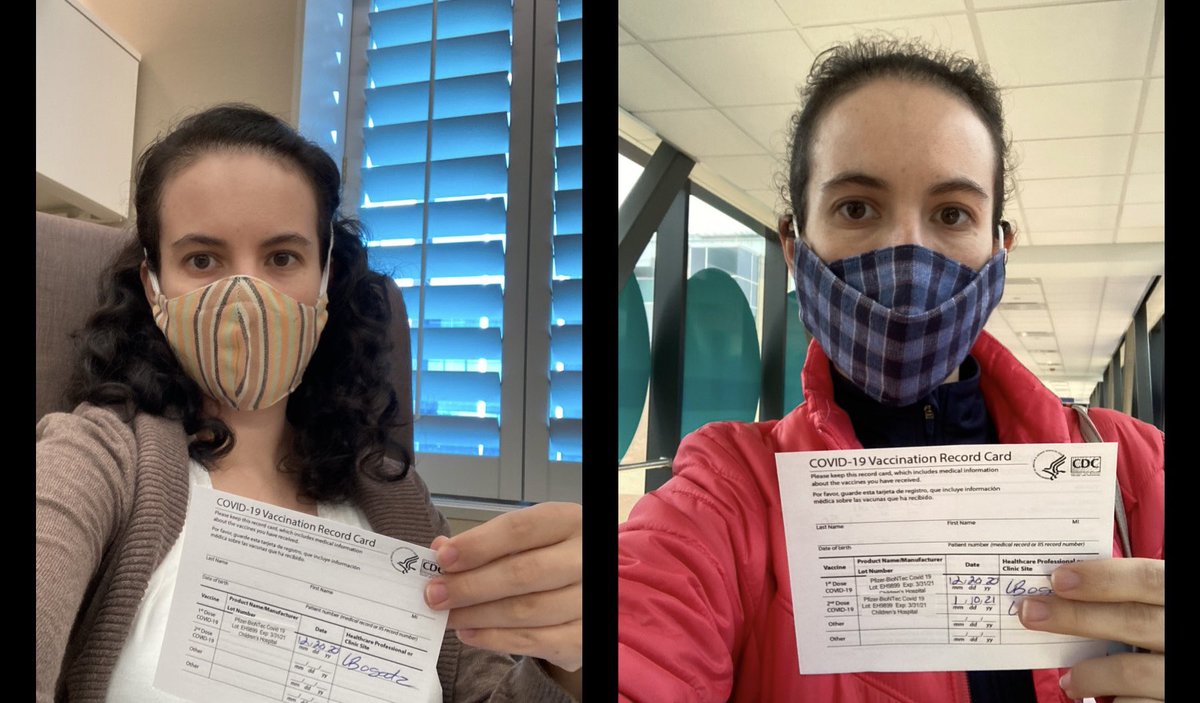 Vaccines are safe. Vaccines save lives. I feel lucky and privileged to have finished my COVID-19 vaccine series. If you have the opportunity, get yours!