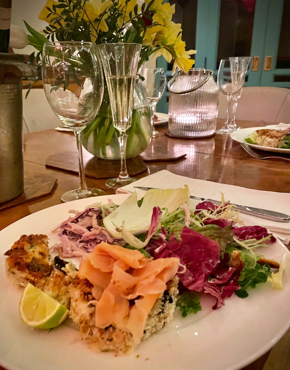 furzedowner's tweet photo. We had a fantastic celebratory meal last night delivered from @RicksDiningRoom - delicious birthday treat, almost as good as being there... #Tooting #eatintohelpout #Lockdownbirthday https://t.co/xacMiuoh55
