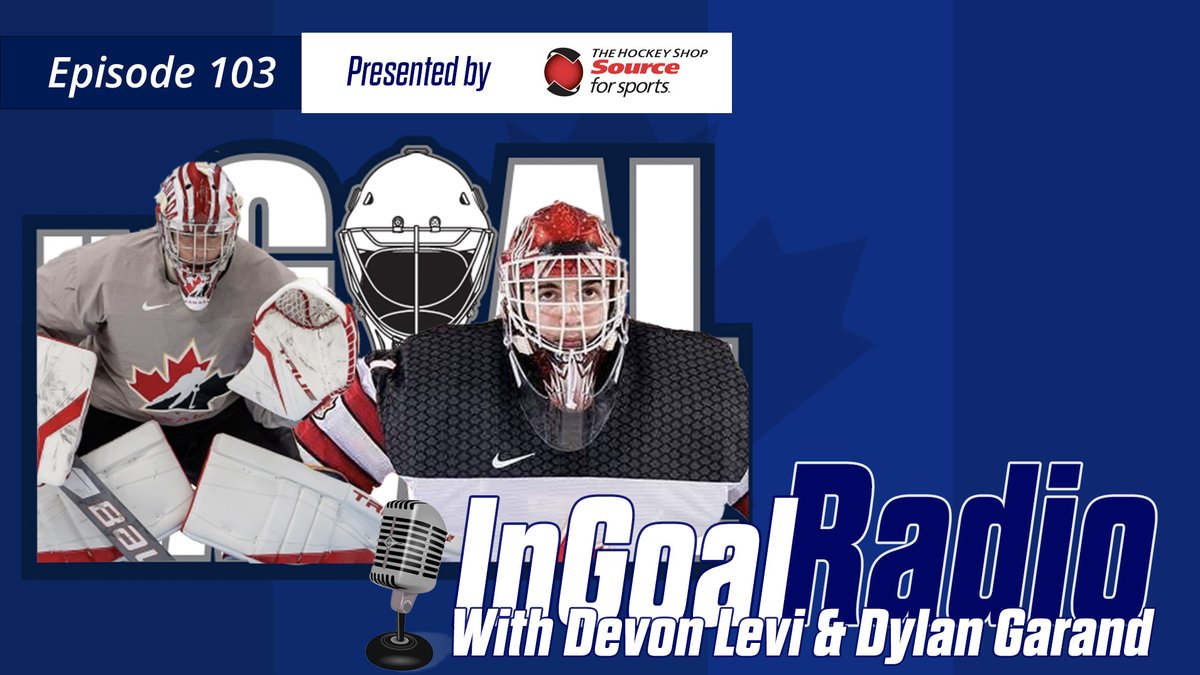InGoalMedia's tweet photo. New InGoal Radio Podcast presented by @THSgoal features Canada’s World Junior tandem of @DevonLevi33 + @DylanGarand in a fun chat about the position, tournament and each other. And yes, we go over all 3.5 hours (plus) of Levi’s much-discussed warm-up:
https://t.co/219PATiKWv https://t.co/zFFaNkIJR9