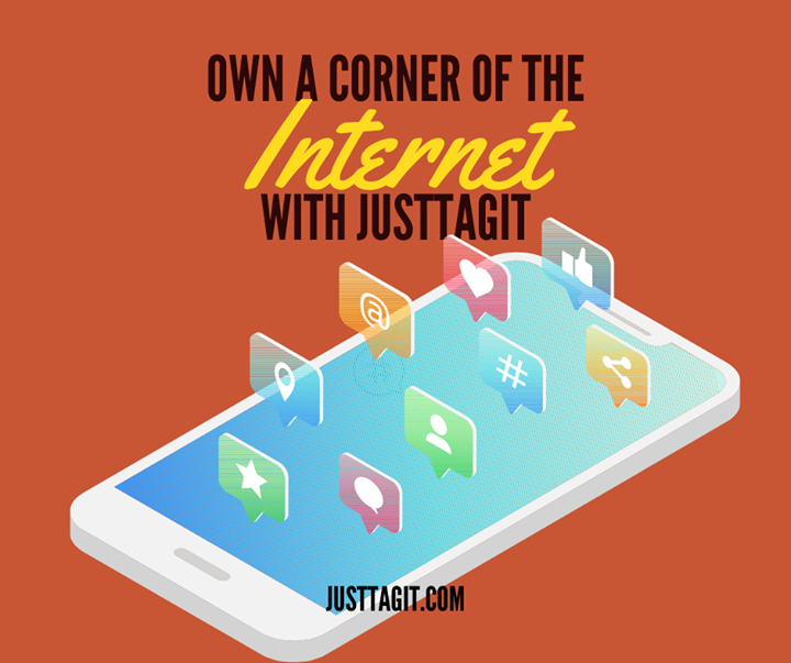 JustTagItApp's tweet photo. Own a corner of the internet with JustTagIt! Sign up for updates at https://t.co/nAxWVWTcaT. #JustTagIt https://t.co/uYXdNwRxQi