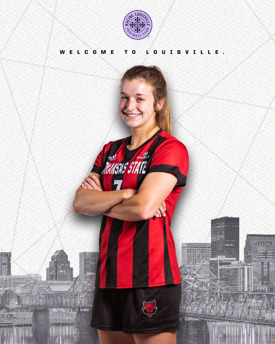 Welcome To
       𝐋𝐨𝐮𝐢𝐬𝐯𝐢𝐥𝐥𝐞, <a href="/sarahsodoma7/">Sarah Sodoma</a>. 👋

<a href="/AStateRedWolves/">Arkansas State Red Wolves Athletics</a> Soccer Standout has Sights Set on <a href="/RacingLouFC/">Racing Louisville FC</a>.

🔗: bit.ly/3qHwyzz