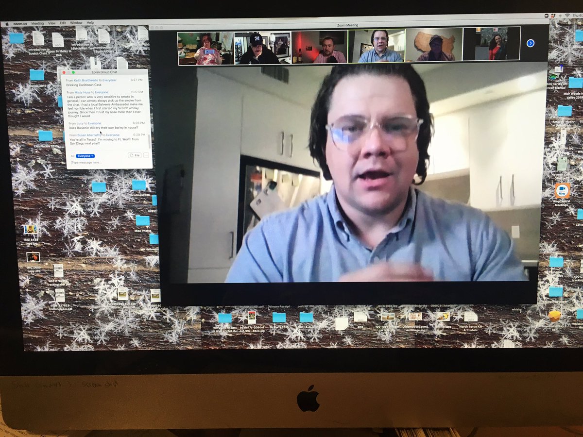 Having so much fun at the first Robert Burns event of 2021! <a href="/GlenfiddichSMW/">Glenfiddich Whisky</a> and <a href="/BalvenieUK/">The Balvenie UK</a> hosted by @DaveParadice and Neil Strachan! Thanks <a href="/TwinLiquors/">Twin Liquors</a> for creating this event! Enjoying #balveniepeatweek and many more! #austinscotchlovers #glenfiddich15 #glenfiddich #balvenie