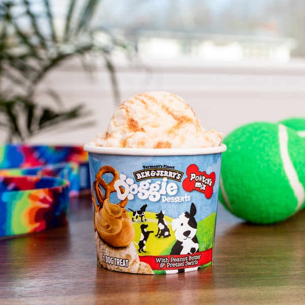 benjerrynh's tweet image. Raise your paws if you cant wait to try our new #DoggieDesserts!