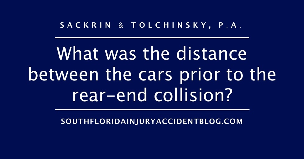 Proving Negligence: As the lead driver, it’s important to tell the adjuster or defense attorney evaluating your claim everything you observed before the car accident, including whether the rear driver was tailgating at the time of the accident. loom.ly/eP21AoE #insurance