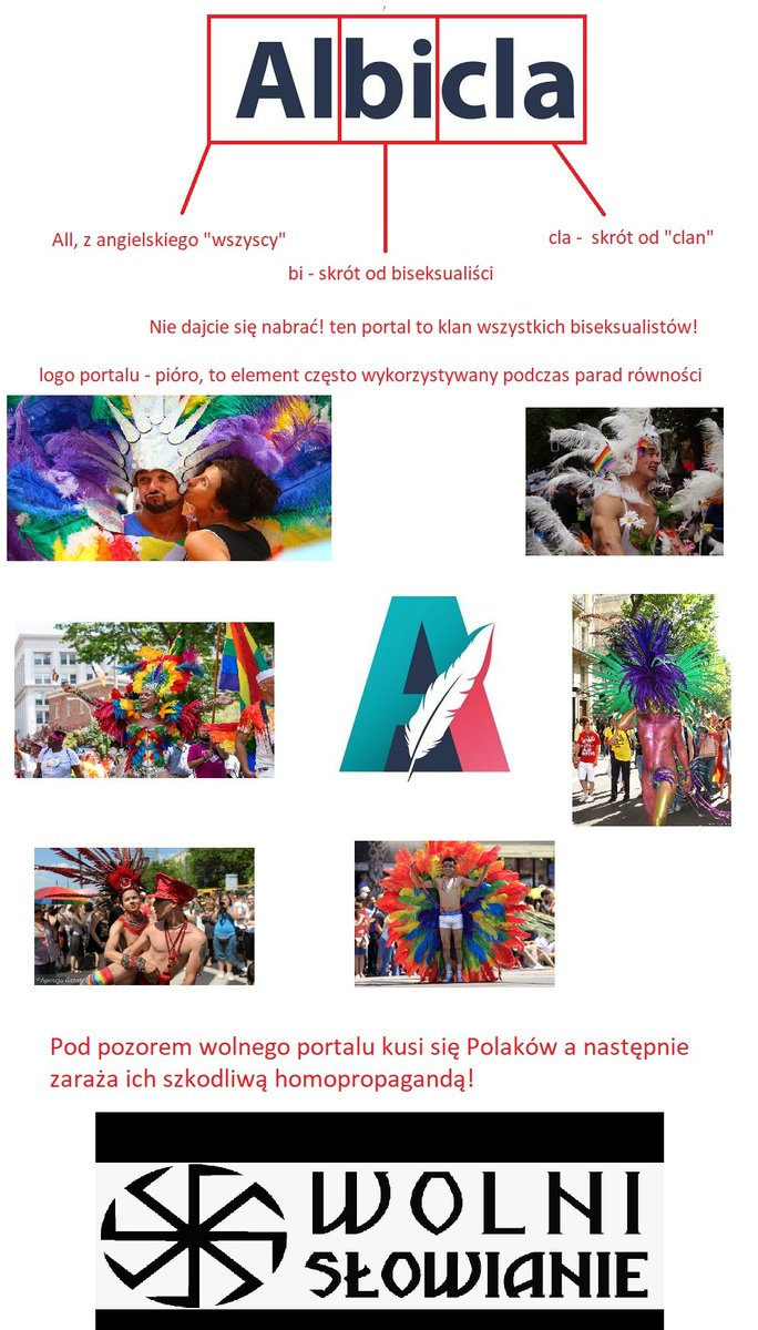 Co za wynaturzenie! Takie coś w polsce nie powinno mieć miejsca!

#Albicla #jebacpizgaczary