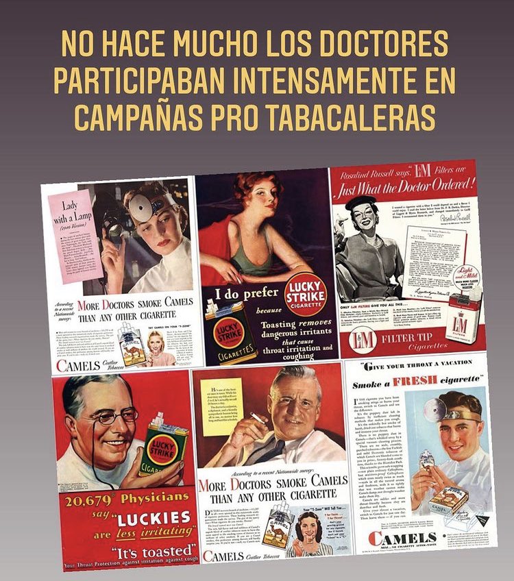 Los “expertos” siempre pensaron en tu salud.  Sigan Confiando vuestra vida a estos comerciales de farmacéuticas y veréis lo que os espera... mucha suerte.