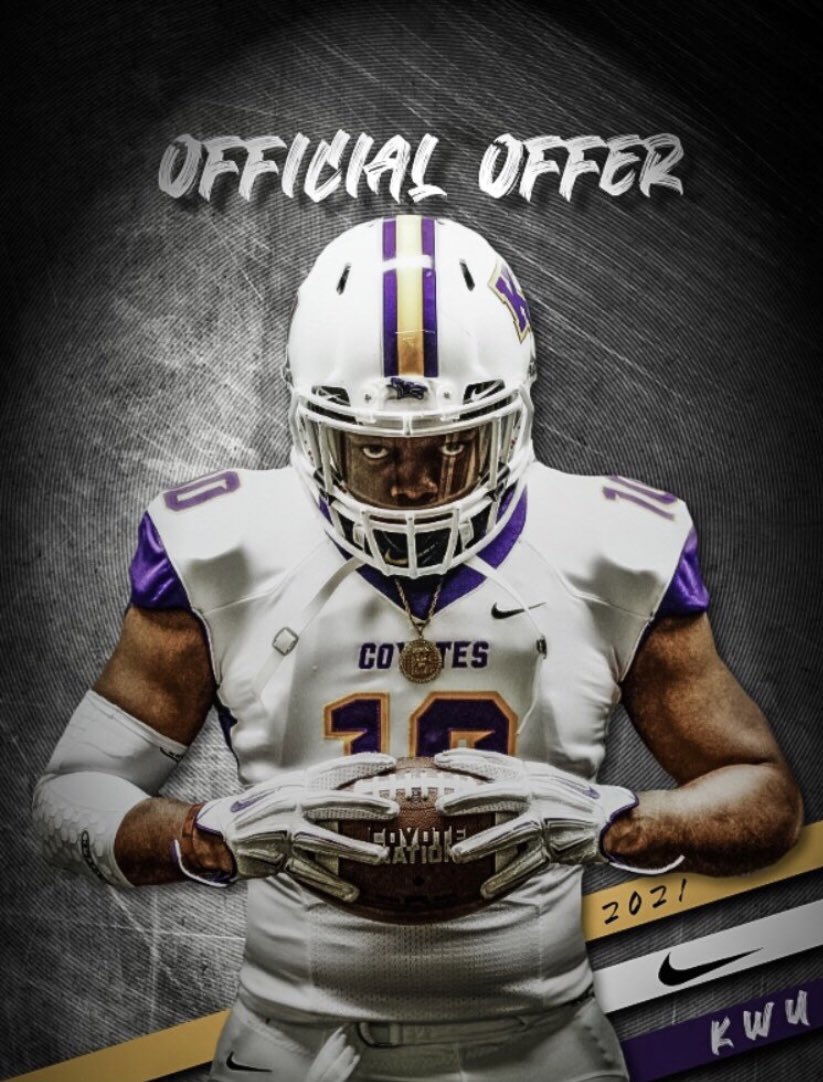 domo208's tweet photo. #AGTG Beyond blessed to receive an offer from Kansas Wesleyan University #kwucoyotes https://t.co/qTutEqu20b