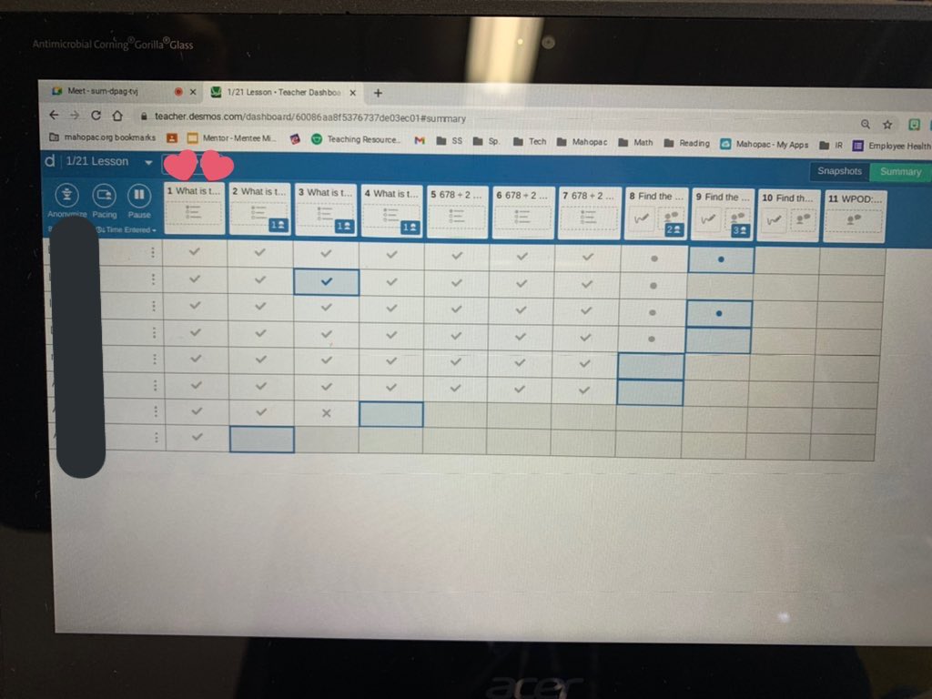 FerrignoMalevic's tweet photo. I LOVE using Desmos for small math groups. During instruction, teacher paced is great. During assessments, student paced is great. My favorite part: immediate/live feedback. @bulldogslv https://t.co/G0cRXoreDU