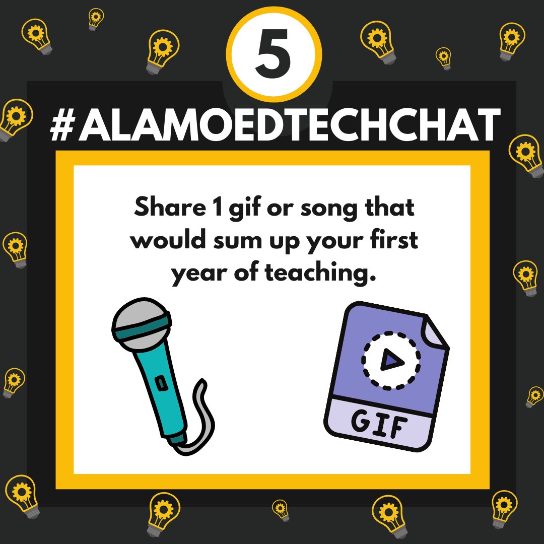 Share 1 gif or song that would sum up your first year of teaching. #ALAMOEDTECHCHAT