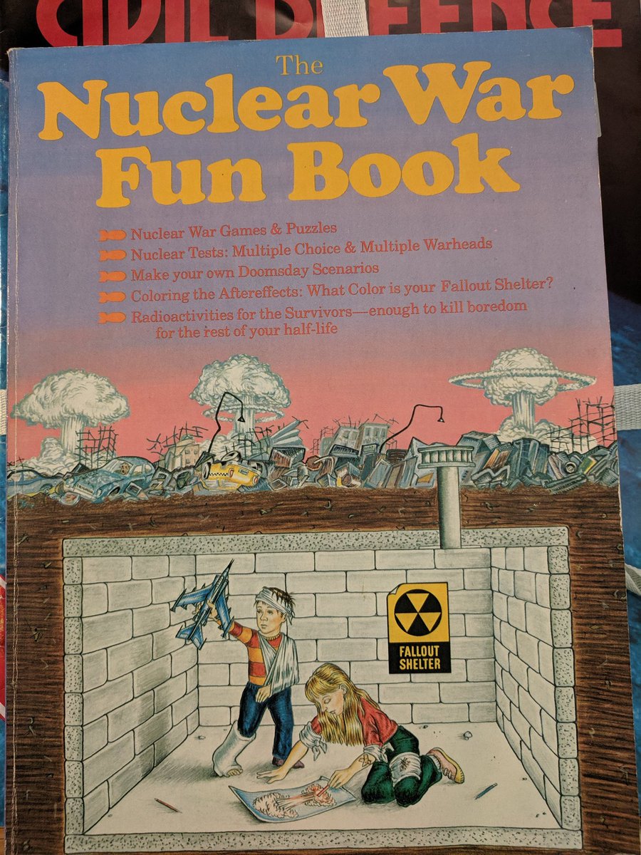 I remember that visit to the mighty British Library, and the first item I requested was...The Nuclear War Fun Book.