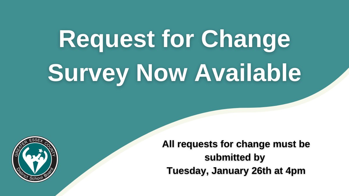 #GECDSB is providing an opportunity for Elementary School parents to request a change in their child’s model of learning for the remainder of the school year. All requests for change must be submitted by Tuesday, January 26th at 4pm. Learn more: bit.ly/2Y4aGlQ