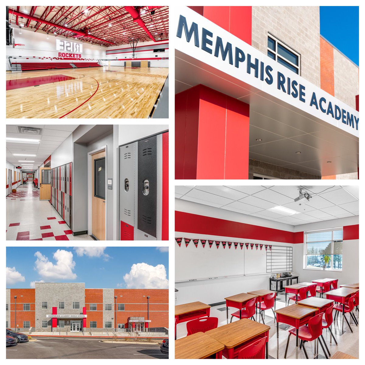 Final shots of our recently completed #Education expansion: Memphis Rise Middle School &amp; Gym
🏗 @metroconstruction
✏️ @FlemingArchMem
📸 <a href="/creationmemphis/">Donny Granger</a>
.
.
.
#MetroConstruction #GeneralContractor #Memphis #MemphisConstruction 
#MemphisGeneralContractor #MemphisAIA #MemphisCRE