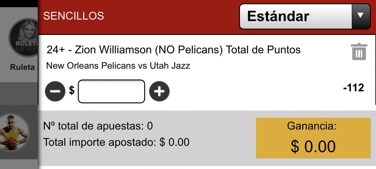 #FREEPICK #PickForYou
#NBA
Zion Williamson 24 o más puntos
-112
#WontBowDown https://t.co/AOGAOa5Ln3