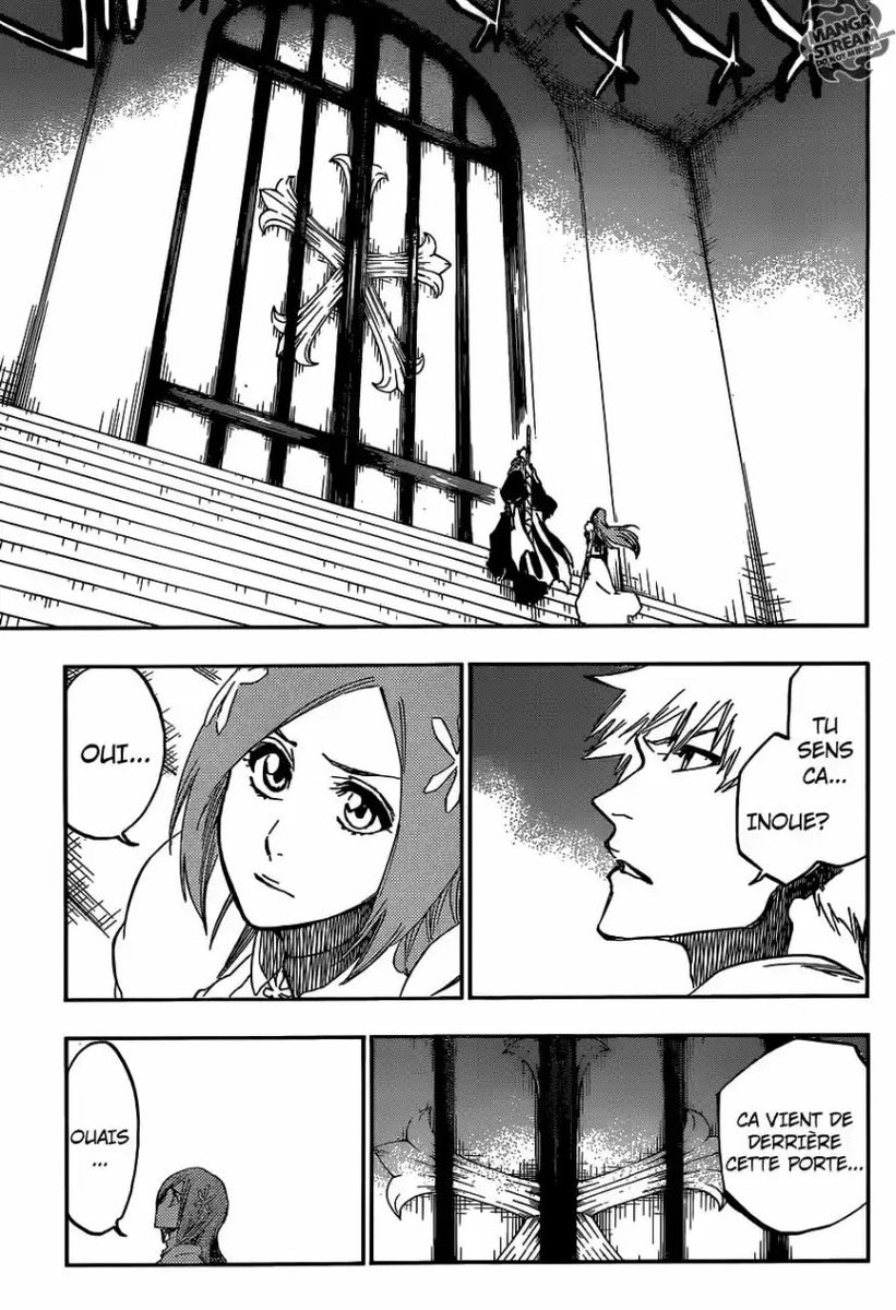 Ichigo va pour affronter Yhwach en duo avec Orihime pour s’occuper de la défense. YHWACH DIT NE PAS USÉ DE ALL MIGHTY POUR LE COMBAT !!!