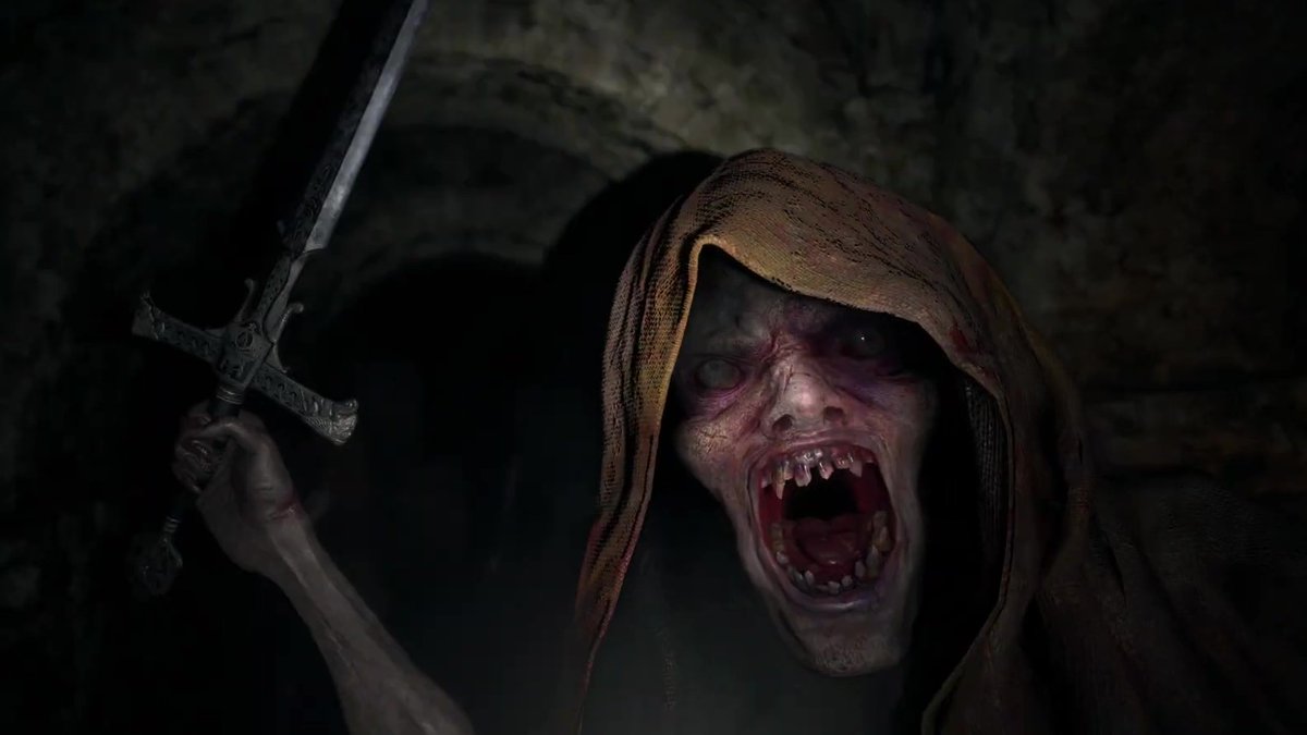 pcgamer's tweet photo. Resident Evil Village is looking like the most batshit entry in the series yet. Check the new trailer and gameplay: https://t.co/HPCQNSmpf1 https://t.co/Riw5m0RSmf