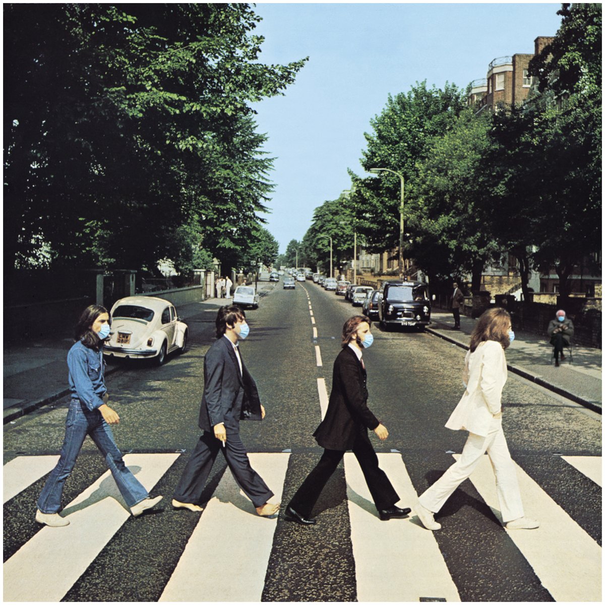 An icon belongs on an iconic album cover. Of course, it needs to be a modern version with everyone wearing a mask.
<a href="/SenSanders/">Sen. Bernie Sanders</a> <a href="/BernieSanders/">Bernie Sanders</a>
 #BernieSanders #berniesmittens #BernieSandersmemes #TheBeatles #abbeyroad #Inauguration2021