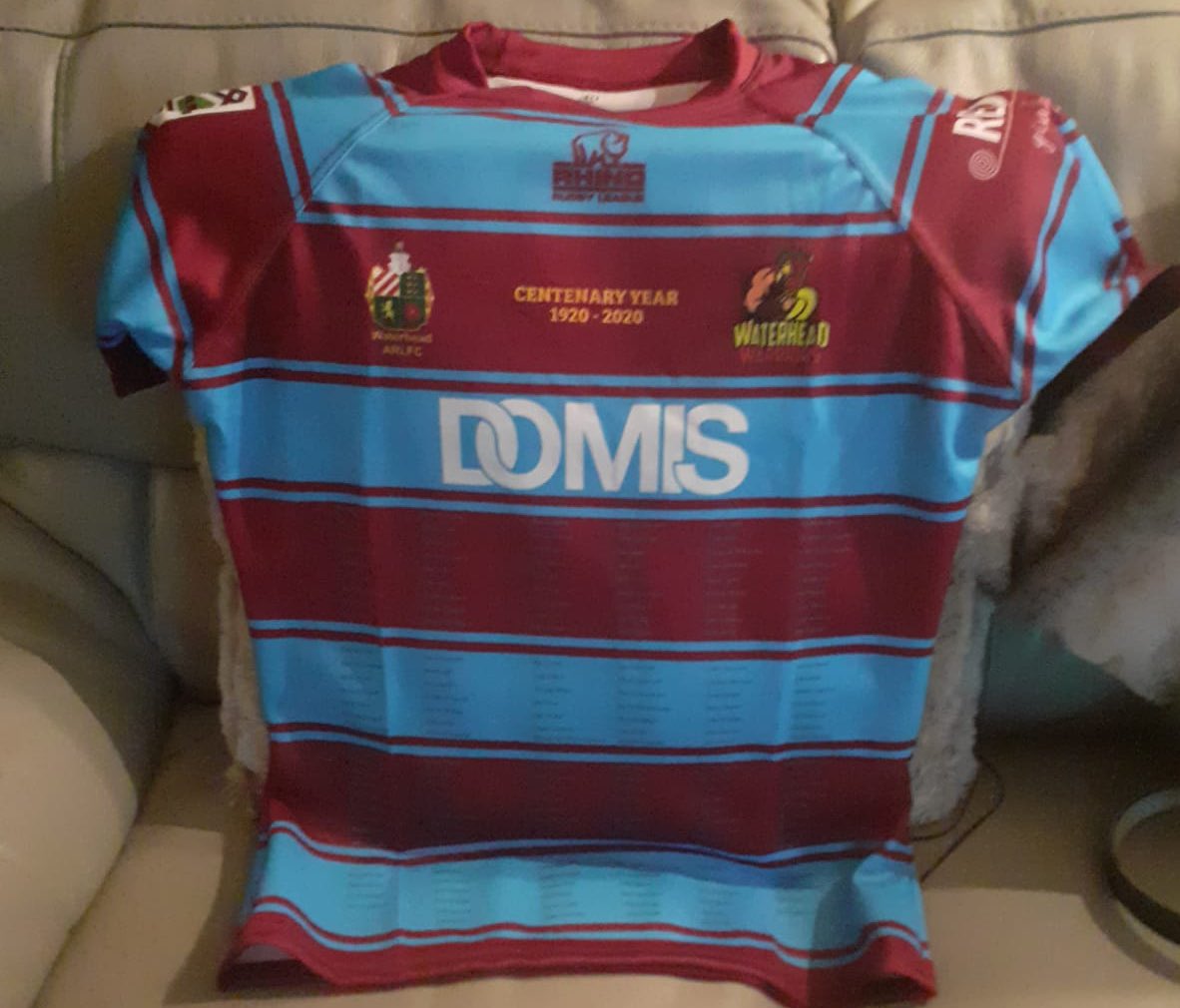 ArlfcEvents's tweet photo. Waterhead are pleased that the centenary shirts are now available to order. Price is £40 that must be paid in full before ordering. Contact Jon Eastwood or Nicola Cunnife @WaterheadARLFC @eastwood_jonny  @JonPerksy6 @RLBarrieMc10 @Oldham_Hour https://t.co/aP5PuoBXQb