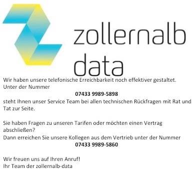 ZollernalbData's tweet photo. Das #zollernalb-data #Vertriebsteam ist für sie über eine neue Rufnummer direkt zu erreichen.
#sale #support #service #Glasfaser #Fiber #SchnellesNetz #Balingen #Zollernalbkreis https://t.co/vAbOAtBXET