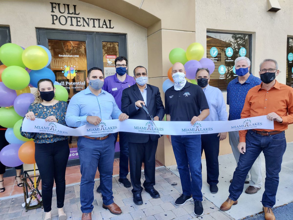 Welcome NEW business <a href="/FPLAUSA/">Full Potential Learning Academy</a> to the Town of Miami Lakes!
💻>> FullPotentialTutor.com
📍>> 7950 NW 155th St., Ste. 103, Miami Lakes, FL 33016  
☎️>> 305-826-1896
#WhereBusinessGrows #GrowingBeautifully <a href="/MayorMannyCid/">Manny Cid</a> <a href="/JoshDieguez/">Josh Dieguez</a>