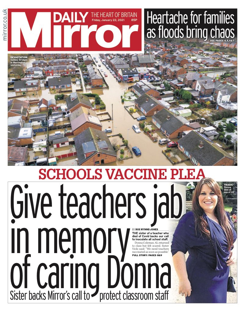 Extra: Only front pages to come from this effort are a) outright mocking b) picking up on tricky Covid schools issue. White paper etc universally ignored.It's a barometer of something...I think...if only I had some Media Studies... I might be able to understand what's going on.