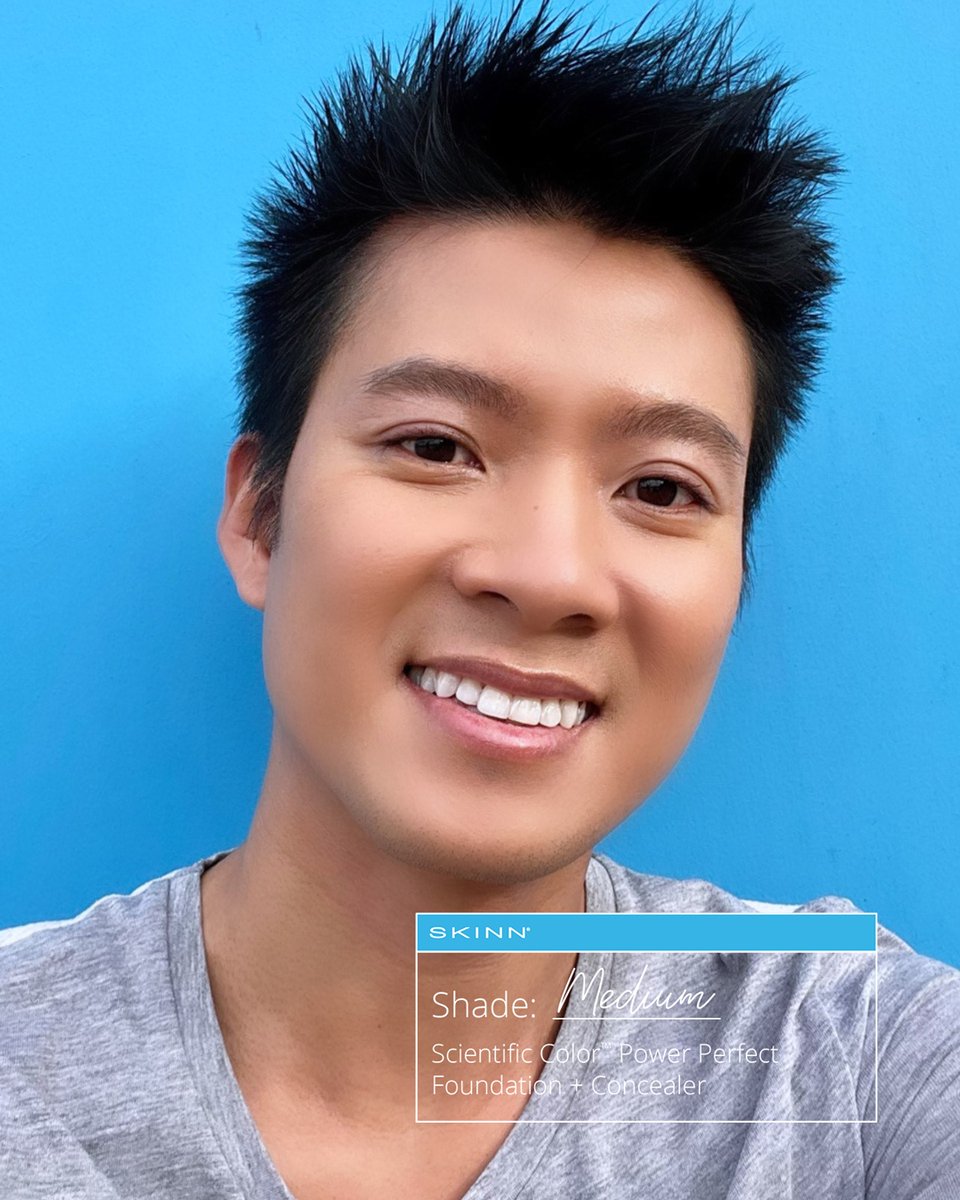 skinncosmetics's tweet photo. Meet the #SKINNTeam!⁠ 💕⁠
⁠
Quan is our Product Development Specialist! Quan is always at work developing the latest and greatest formulations that he knows you'll love. His New Year's Resolution is to get more beauty sleep and eat healthier!⁠ #PowerPerfectMatch https://t.co/cv91LLIFss
