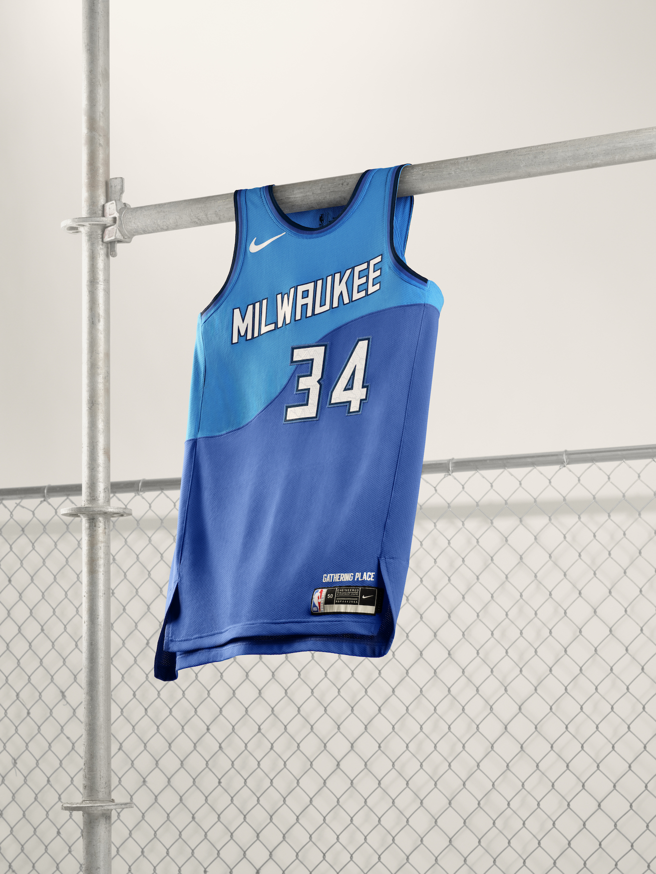 NBA Milwaukee Bucks Basketball Mesh Jersey Large
