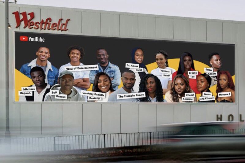 choudhry_kasim's tweet photo. So Proud to see our @BAMEappawards #ApprenticeOfTheYear @KiimmyKay featured on a billboard promoting #Bame #youtubestars @YouTube #bameappawards #baa20 https://t.co/wK6p1eQcCG