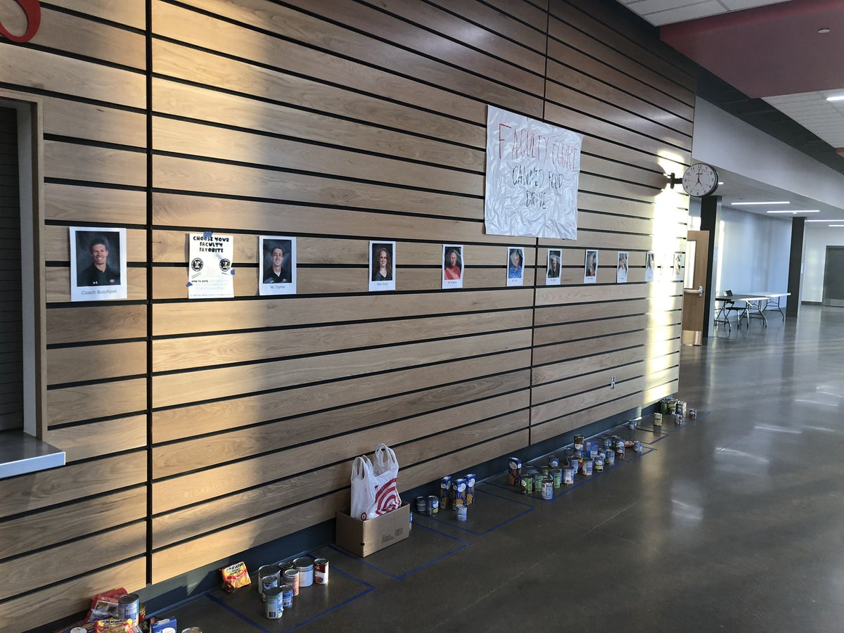JeffCityStuco's tweet photo. Tomorrow is the last day to bring canned food to help determine our Faculty Favorite—support the Samaritan Center and your favorite teacher! https://t.co/LfdgvIYOHp