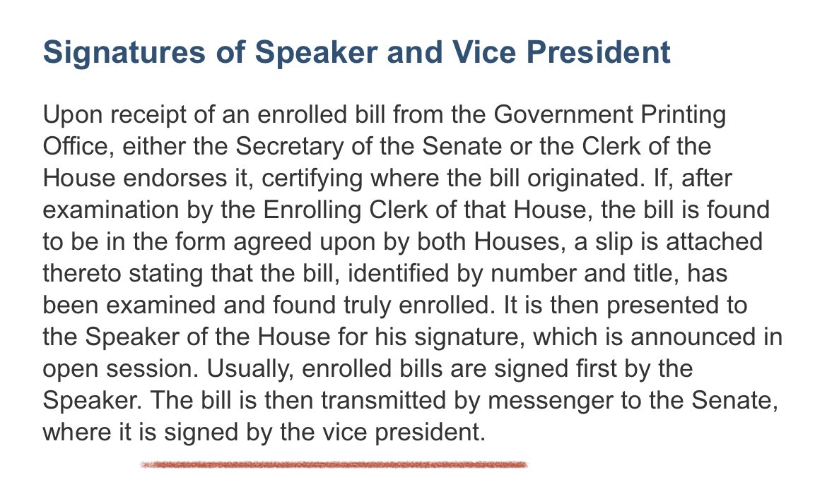 To answer the question, the bill for the pipeline that was “enrolled” and voted through correctly would have had the signature of the VP at the time. Who was it? That’s right, Joe Biden.I believe it’s a requirement regardless of his opinion, but still, it’s interesting IMO.6/
