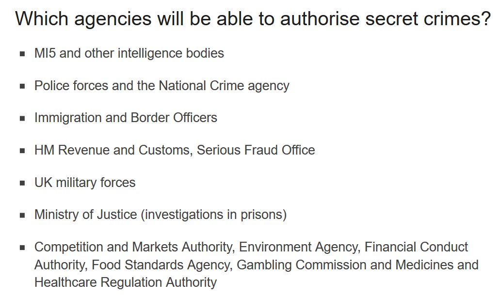 Since @Keir_Starmer failed to oppose #CHISBill, then went onto punish Labour MPs who did oppose, I've asked: Why?

What crimes do agencies such as the FoodStandardsAgency and Medicines&HealthcareRegulationAuthority need to do exactly? Bill doesn't even rule out murder! #Newsnight