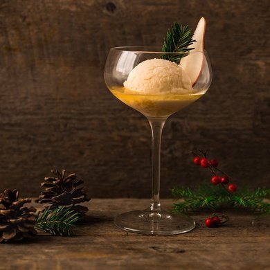 Episode 9: Trou normand The "trou normand" is a glass of alcohol that you drink after the dinner to help the digestion (that's why it's also called a "digestif")The particularity of the trou normand is that you can add sorbet into it.