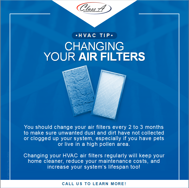 Classaheating's tweet photo. It is so important to change your filter - and not just in the winter. Most filters need to be changed every 2-3 months or every 6-12 months.

Keep extra filters on hand and even label them with the month they need to be put in!

#filterchange #todolist https://t.co/ekPFZ2Fwh5