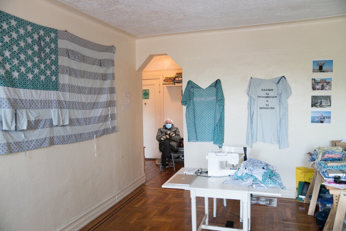 Thank you for the studio visit #BernieSanders.