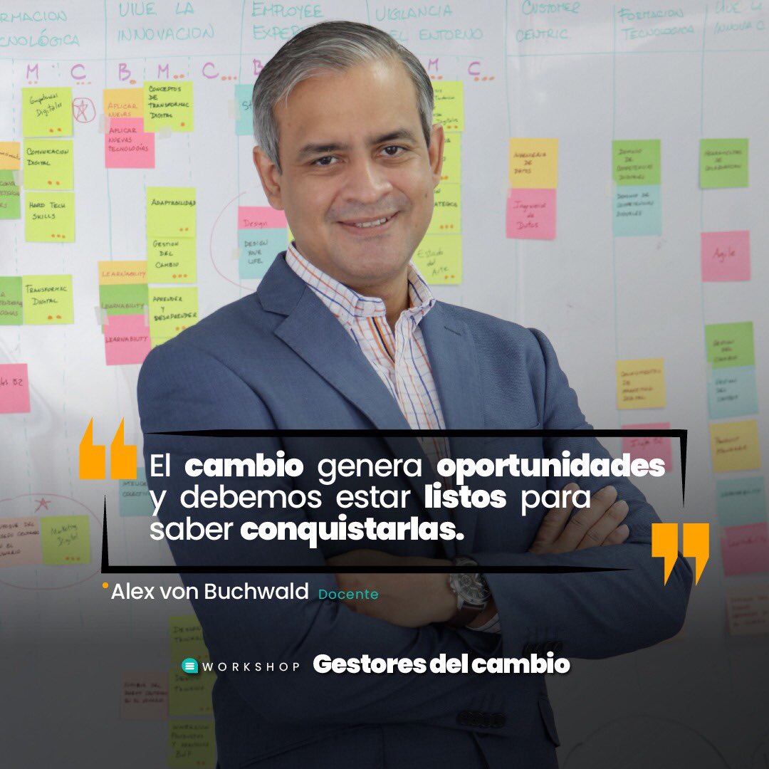 HumaneNegocios's tweet image. El pasado 20 de enero se llevó a cabo el workshop “Gestores del cambio” liderado por @alexvonbuch Consultor Empresarial de @HumaneHCG
