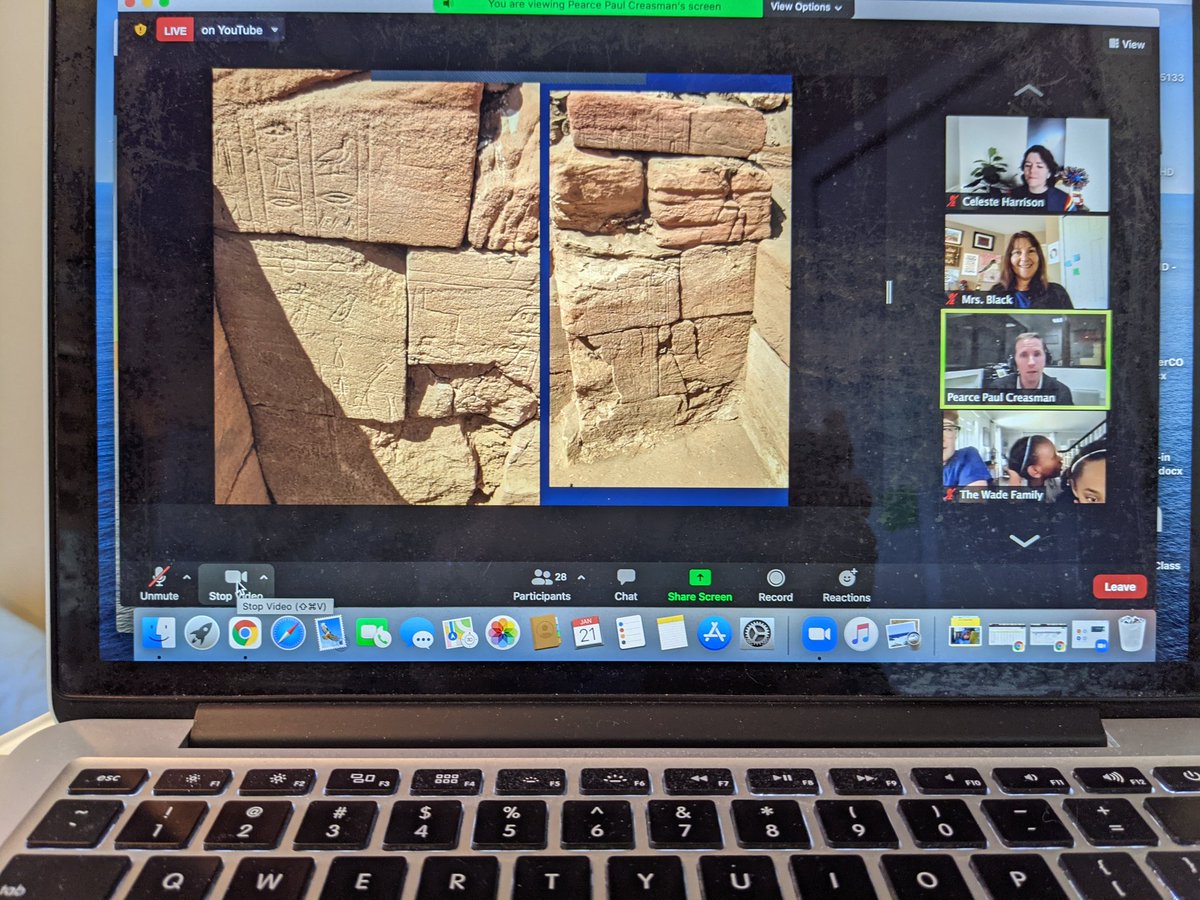ooonce's tweet photo. Thanks @NatGeoEducation for the amazing virtual field trip today! Underwater archeology in ancient Nubian pyramids! The Ss loved it ❤️👍 @TammyReich @TimmisChris https://t.co/p6Et6QuXrC
