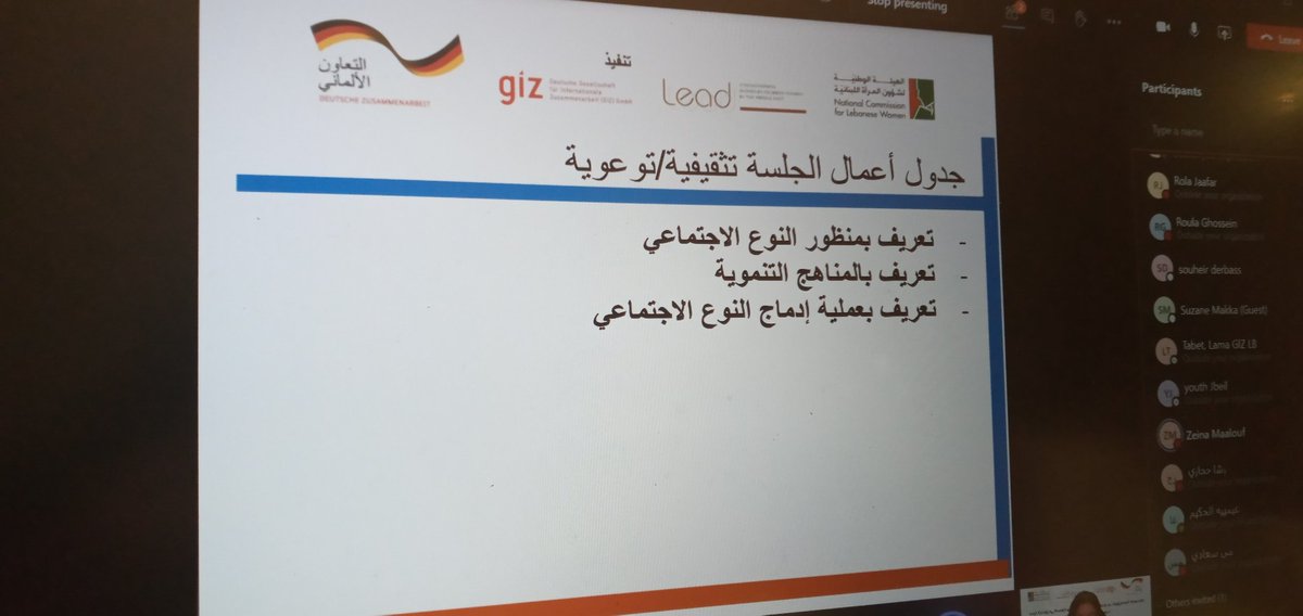 Ritachemaly's tweet photo. @Nclwgov @giz_gmbh @GermanEmbBeirut Was glad to be part of the panel discussing the role of women while fighting the pandemic in municipalities. #genderaware policies r the key of sucessful public decisions #Lebanon https://t.co/XWuJB8TdzV
