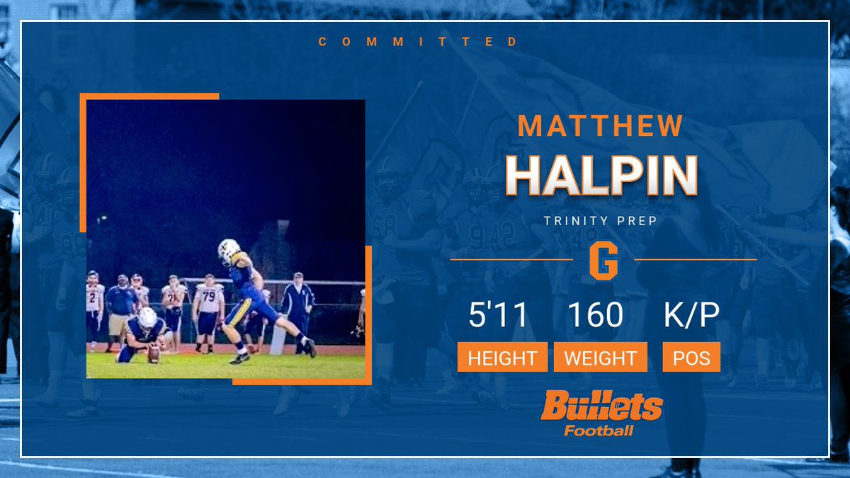 Matthew__Halpin's tweet photo. COMMITTED 🔶🔷 Thank you to @CoachMoeBanks and @CoachEdwards11 for this amazing opportunity!! #GoBullets https://t.co/8JVZpPjYor