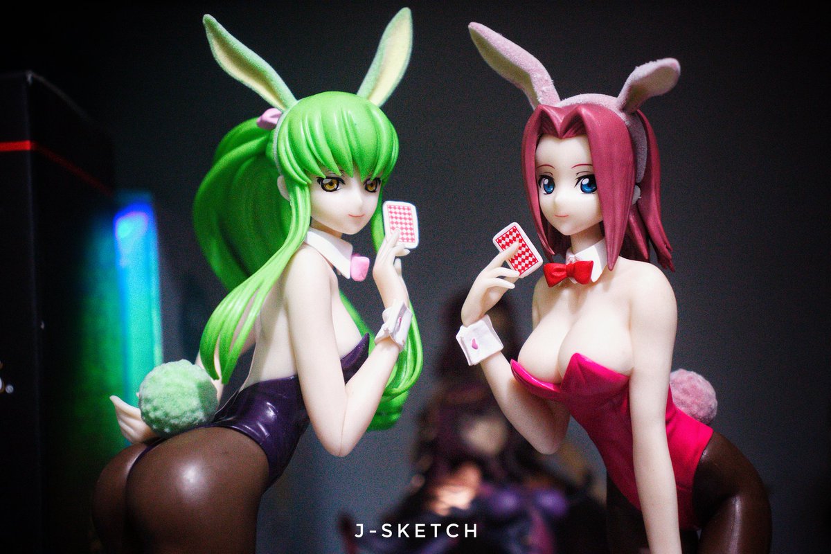 JSketchPH's tweet photo. bunny girl ❤️😂 #CodeGeass #ToyPhotography #bunnygirl #figure #kallen #cc https://t.co/f70Ae0s1rs