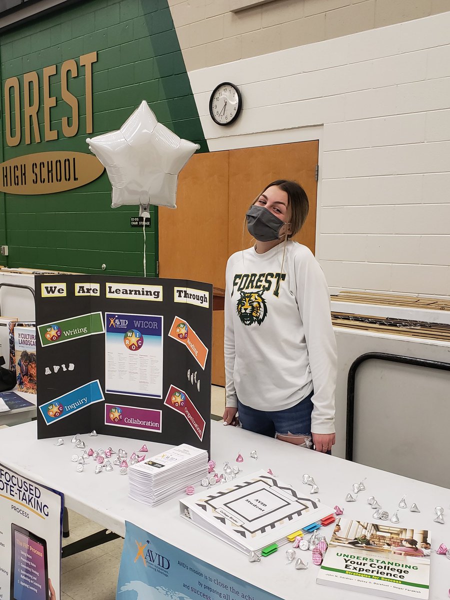 Forest_AVID's tweet photo. @FHS_WildcatLife Tatum Stein talking all about AVID to prospective new students. @CRenfroe4EDU @AVID4College #mcps_avid https://t.co/hzJGjS8LfH